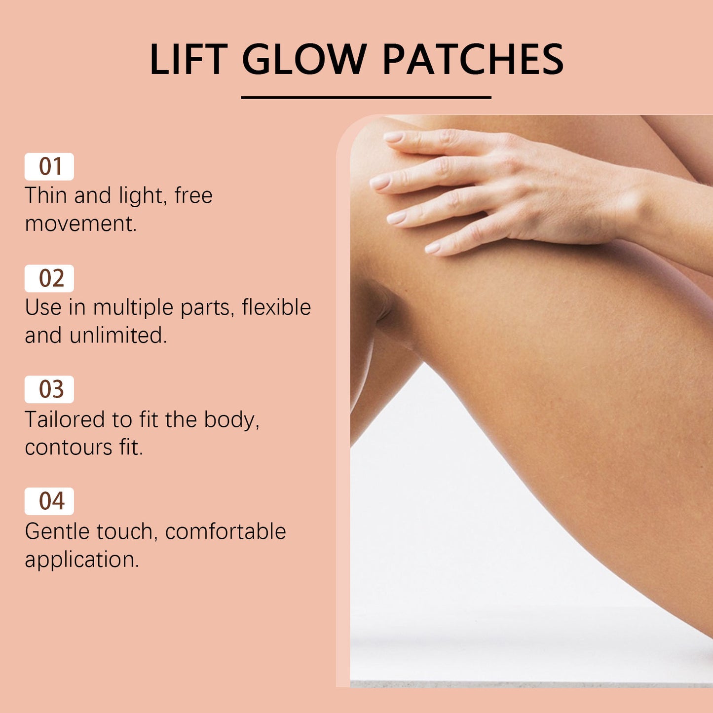 Lift & Glow Invisible Patches - 10pcs